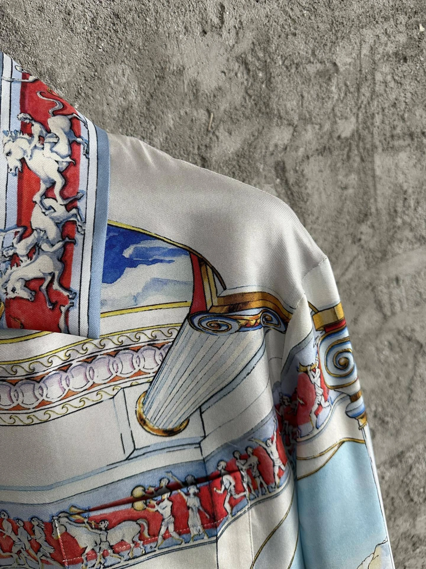 wg.luxury- 31s1281931 Real silk oversize item:E-F409I0902